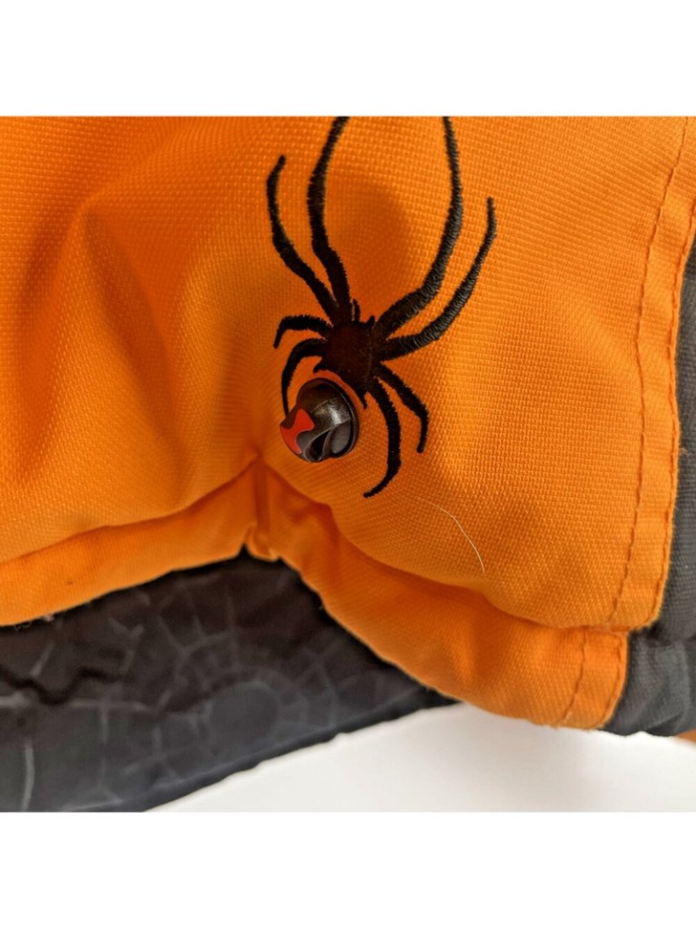Spyder Kids Ski Snow Jacket โ Size 16, Orange/Black Performance Outerwear - Picture 4 of 8
